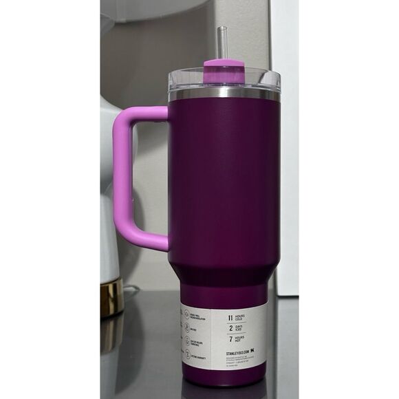Stanley Quencher H2.0 FlowState Tumbler 40oz, ROSE BOUQUET - Picture 2 of 4